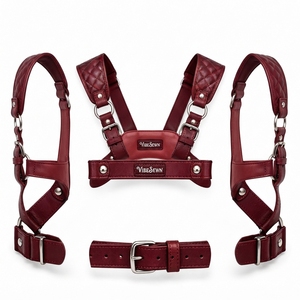 Arnés de Cuero Moderno para Hombre, Correa Personalizada, Accesorio Corporal, Hebilla Ajustable, Diseño en Cuero, Cómodo de Usar - Product Image 4