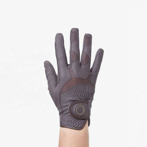 Gants d'équitation légers pour hommes et femmes, paume antidérapante, cuir synthétique gaufré, fabricant de gants d'équitation - Product Image 4