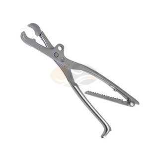 Pince à os en acier inoxydable, instrument chirurgical orthopédique manuel, pince à maintenir les os, instrument de chirurgie vétérinaire réutilisable - Product Image 6