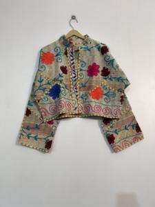 Assorted Lot Of Suzani Kantha Handmade <b>Jacket</b> Reversible Boho <b>Hippie</b> Style Quilted <b>Jacket</b> For Women - Product Image 6