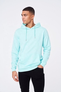 80% coton 20% polyester plusieurs options de couleur OEM Logo personnalisé couleur pull à capuche hommes sweats à capuche simples - Product Image 5