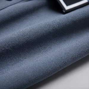 Polo homme en polyester et coton, uni, vierge, prix usine, personnalisable avec logo brodé ou imprimé - Product Image 5
