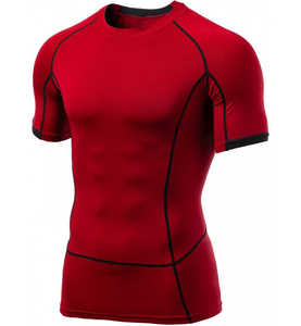 Camiseta de Compresión de Manga Larga Transpirable de Nuevo Diseño para Hombre, Colores y Estampados Personalizables, Material Spandex/Poliéster de Alta Calidad - Product Image 5