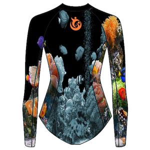 Traje húmedo de mujer a precio de fábrica, conjuntos de dos piezas personalizados, traje de buceo, pesca submarina, capucha transpirable impermeable, neopreno de celda abierta OEM - Product Image 6