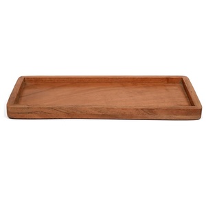 Plat de service rectangulaire en bois écologique, plateau en bois pour aliments, plat à sushi et planche à charcuterie pour hôtel et restaurant - Product Image 4
