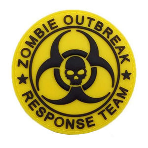 Parches de PVC con diseño y formas personalizados para ropa, logotipos y insignias de goma de alta calidad, parches de PVC suave de tela de sarga. - Product Image 1