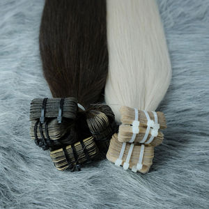 EU PREMIUM TAPE HAIR EXTENTION Super 1A Noir Couleur Cheveux Vietnamiens Pas Synthétique Naturel Lisse, Pas Enchevêtrement - Product Image 4
