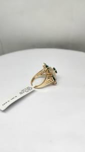 Bague de fiançailles de luxe pour femme en diamant naturel de haute qualité 14 carats, certifiée IGI, plaquée rhodium, bijoux pour l'exportation mondiale - Product Image 4