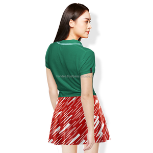 Women's Casual Athletic Tennis Golf Skirt Comfortable Summer Sports-Specific <b>Clothing</b> Sublimation Embroidery Cotton Tight Button - Product Image 3