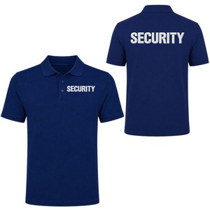 Camisa Polo Clásica de Manga Larga para Hombre, 100% Poliéster, Uniforme de Guardia de Seguridad, Dos Tonos, con Bolsillo con Cremallera y Detalles Reflectantes - Product Image 3