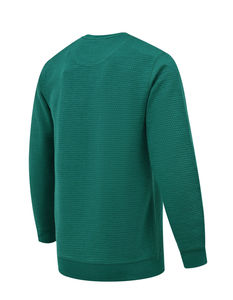 Sweat-shirt décontracté surdimensionné pour homme, motif vert, tricoté, couleur unie, manches longues, coupe ajustée, streetwear d'hiver décontracté - Product Image 6
