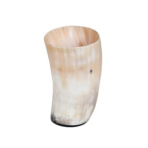 Taza de Cerveza Vikinga de Cuerno Natural Hecha a Mano, 200-250 ml, 6 Pulgadas, Diseño Vintage, Regalo Empresarial, Apta para Lavavajillas - Product Image 6