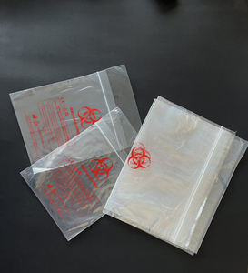 Bolsas de Seguridad para Muestras Biológicas Peligrosas de LDPE, para Transporte de Muestras Médicas, con Cierre Impreso en Huecograbado y Bolsa para Documentos - Product Image 2