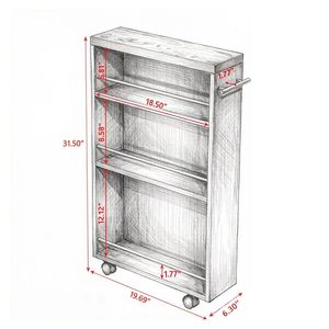 Armadio da Cucina Salvaspazio con Serratura - Product Image 2