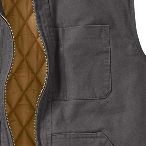 Wholesale Men Comfortable Sport <b>Vest</b> Relaxed Fit Canvas <b>Vest</b> Custom Logo Easy Wear Outerwear Customized Design Canvas <b>Vest</b> - Product Image 4