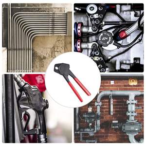 Pinza Crimpatrice per Tubi PEX da 1/2 Pollice, Colore Rosso - Product Image 6