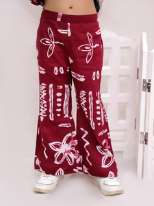 Conjunto de Dos Piezas sin Mangas para Niñas Titrit, con Chaqueta de Tela Oxford Transpirable de Mezcla de Algodón Suave y Pantalones Palazzo (Niñas y Niños) - Product Image 6