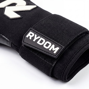 Guantes de portero de fútbol RYDOM, guantes deportivos unisex de cuero con dedos completos, antideslizantes, transpirables, con correa de muñeca ajustable - Product Image 5