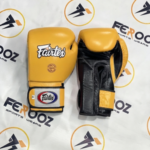 ถุงมือฝึกซ้อม Fairtex แบบสั่งทำพิเศษ ขายดี พร้อมสายรัดแบบ Hook & Loop ระบายอากาศได้ดี สำหรับผู้ใหญ่ ผลิตภัณฑ์สำหรับการฝึกซ้อมมวย - Product Image 1