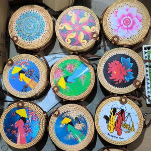 Artisan Crafted Woven Rattan Coasters for Sustainable Lifestyle and Elegant <b>Interior</b> <b>Accessories</b> - Product Image 6