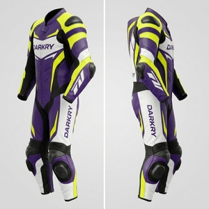 Combinaison en cuir personnalisée pour la course moto, équipement de moto en gros OEM, vêtements de protection pour la course sur circuit, gants, bottes, chaussures - Product Image 3