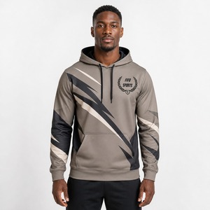 Premium Men <b>Sublimation</b> <b>Hoodie</b> Custom Sportswear Men <b>Sublimation</b> <b>Hoodie</b> With Full Print Polyester Fabric Breathable Construction - Product Image 1