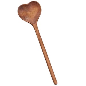 Juego de espátulas de madera de olivo hechas a mano, utensilios de cocina de madera para revolver, freír, mezclar, hornear y servir - Product Image 3