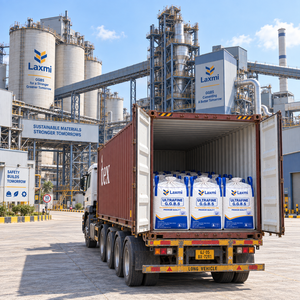 Aglomerante de microescoria mineral ultrafina GGBS de la marca Laxmi para infraestructura ferroviaria, pisos industriales, pistas de aeropuertos y pavimentos. - Product Image 2