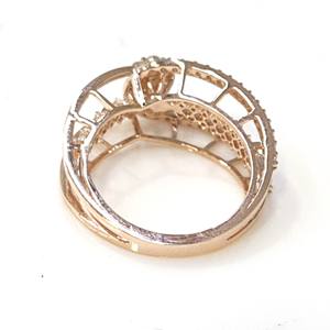 Anillo de Diamantes Djewels, Joyería de Compromiso, Oro Amarillo de 14K, Corte Brillante Cultivado en Laboratorio, Engaste de Garras, Certificado IGI, Estilo Masculino de Lujo - Product Image 2