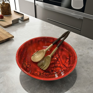 Trending Eco-Friendly <b>Unique</b> Wood Resin Minimalist Design Business Gift Serving Bowl Kitchen Tools Dinner Tableware Household - Product Image 1