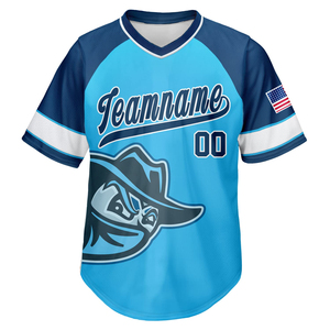 Maillots de baseball/softball personnalisés brodés, 100% polyester, respirants, séchage rapide, manches courtes, vêtements unisexes pour adultes - Product Image 5