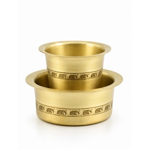 Premium Handmade Brass <b>Coffee</b> Dabara & <b>Filter</b> Set with Elegant Gift Box – South Indian <b>Coffee</b> Brewing & Serving Combo - Product Image 2