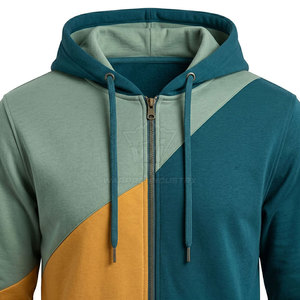 Sweat-shirts à fermeture éclair confortables pour hommes, tissu 100% coton, séchage rapide, respirant, léger, décontracté, à porter tous les jours, fermeture éclair sur le devant - Product Image 5