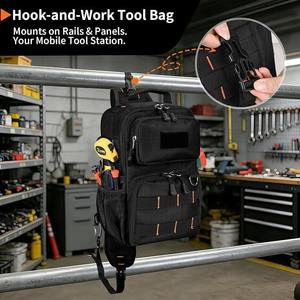 Vietnam <b>Tool</b> Messenger <b>Bag</b> Lightweight Large Capacity Multifunctional Daily Use <b>Bag</b> Casual Design with Modern Stitching Details - Product Image 6