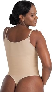 Body gainant sans couture pour femme, bretelles spaghetti, effet ventre plat, couleur unie, coupe moulante, toutes saisons - Product Image 2