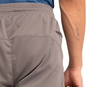 Shorts de sport gris PBlaze pour hommes, décontractés, légers, avec fermeture éclair et cordon de serrage à la taille, pour la course et l'entraînement - Product Image 5