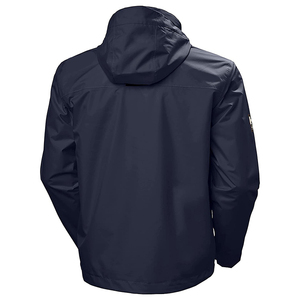 Veste coupe-vent à capuche pour homme, couleur unie, fermeture éclair intégrale, style décontracté, en polyester, pour l'automne, coupe classique - Product Image 2