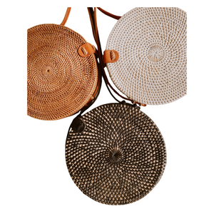 BEST SELLING Eco-Friendly Premium Fashionable Rattan Handbag High Quality Trending Sustainable Travel Shopping Fashion Tote Bag - Product Image 1