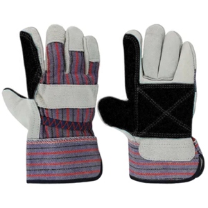 Guantes de Trabajo Cómodos de Piel de Vacuno, Guantes de Seguridad Duraderos para Protección en el Jardín, Suaves y Resistentes - Product Image 5