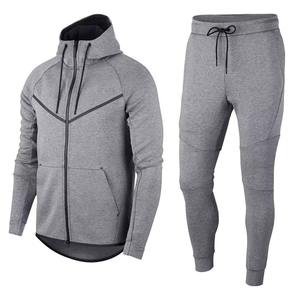 Survêtements élégants pour hommes en polyester et élasthanne, ensemble de sport décontracté pour la course à pied, survêtement personnalisé pour hommes - Product Image 1