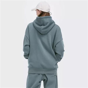 Sudaderas con capucha de alta calidad, 100% algodón, estilo hip hop, gruesas y resistentes, para hombre, ropa urbana, con logotipo personalizado OEM, bordado, para hombre - Product Image 2