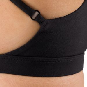 Black Women's Criss <b>Cross</b> Back Sports Bra Lightweight Performance Workout Crop <b>Top</b> for Gym Training Running Yoga Fitness - Product Image 6