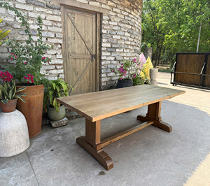 <b>Rustic</b> Brown Recycled Wood Oak Table Living Room Glass <b>Cabinet</b> Furniture for Home Use from VietNam. - Product Image 5