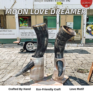 Exclusivo Cuerno Vikingo para Beber en Caja de Regalo, Hecho a Mano, Tacto Natural, Cuerno Real, Artesanía Religiosa, Animal, Premium, Corporativo, Empresarial - Product Image 4