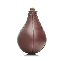 Ballon de vitesse double extrémité de haute qualité, sac de frappe lourd, en PU durable, portable, en cuir premium