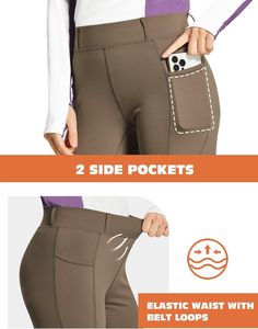 Wholesale Horse Riding Breeches Professional Equestrian Stretch Riding Pants Breathable Comfortable Rider Trousers with Knee - Product Image 4