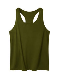 Camiseta sin Mangas para Hombre, Clásica, de Algodón, Corte Regular, Transpirable, Informal, para Gimnasio, Entrenamiento, Uso Diario, Cómoda - Product Image 2