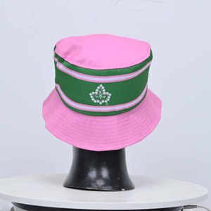 Premium Quality Custom Logo Bucket Hat <b>Sun</b> Protection Comfort Cotton Canvas Summer Casual Unisex Boonie Hat With Rainbow <b>Strip</b> - Product Image 3