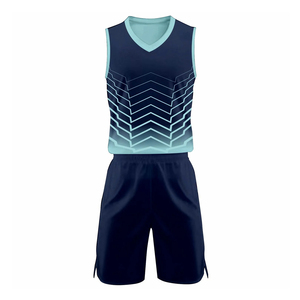 Unique Design Breathable Summer Sleeveless V-neck Basketball Uniform Quick Dry High Quality Custom Team Name Sports Wear - Product Image 5