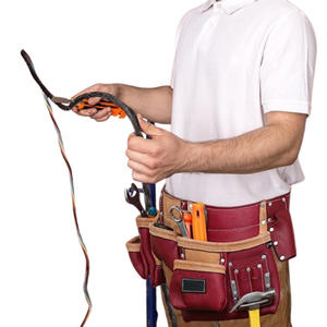 OEM Custom Design Leather Industrial <b>Tool</b> <b>Belt</b> With Pouches Breathable Comfortable Durable Daily Use <b>Tool</b> <b>Belt</b> - Product Image 6